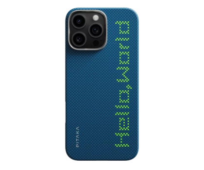 Etui do telefonów PITAKA Tactile Woven Case Hello World iPhone 16 Pro